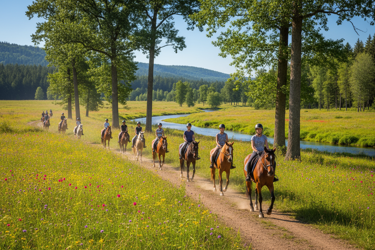 horse riding trails