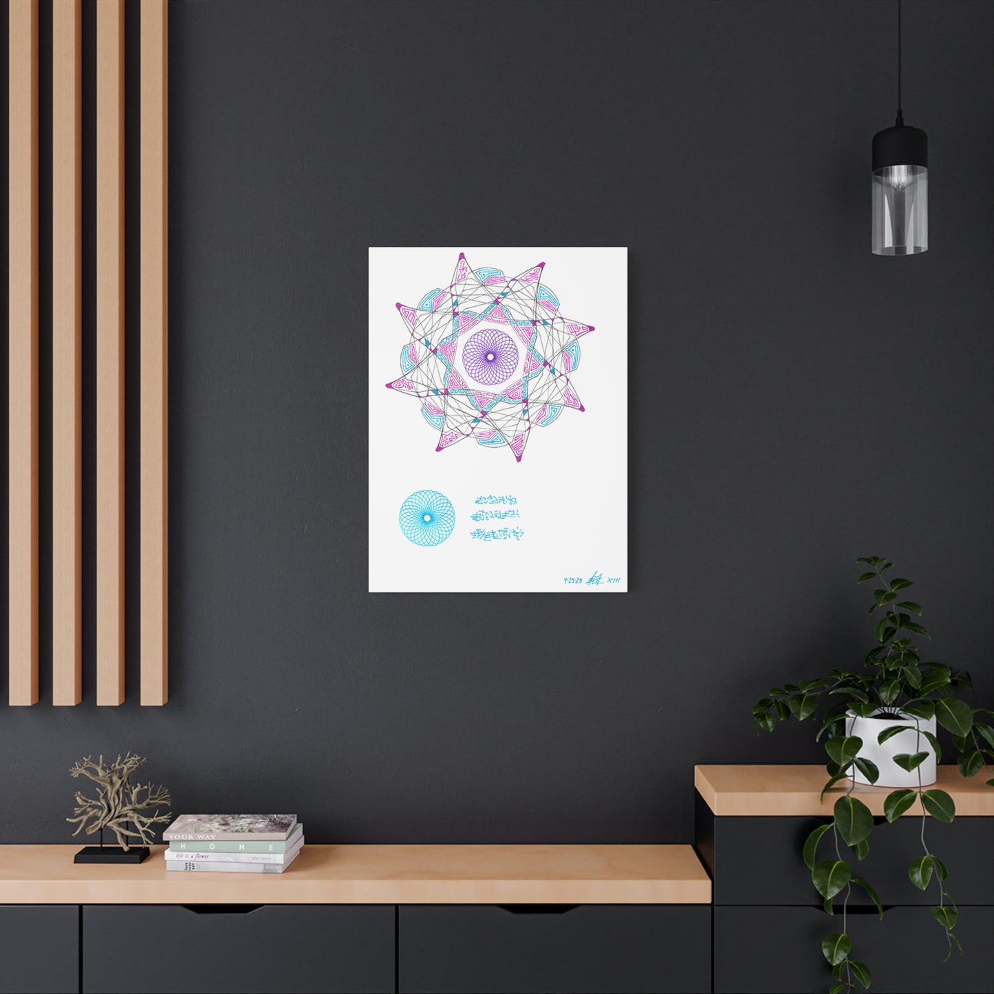Canvas Wall Art - Eight Star Portal of the Ancients XIII