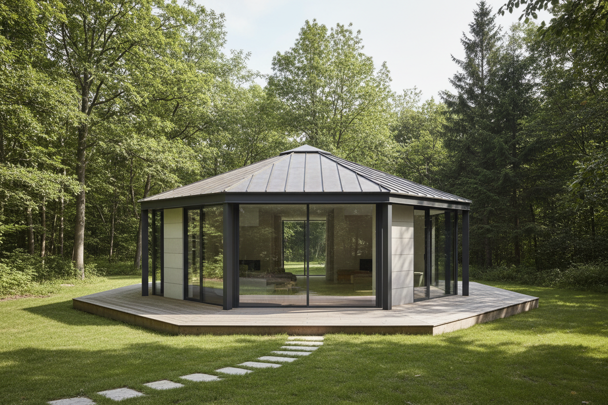 Hexagone Hut 198 sqft