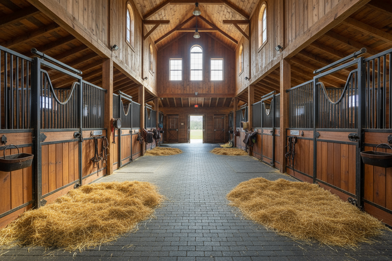 Large horse stable 