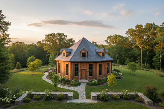 make the hut much larger like a medium size house